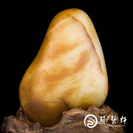 【琢艺轩】新疆和田玉红沁羊脂白玉籽玉原石 700克