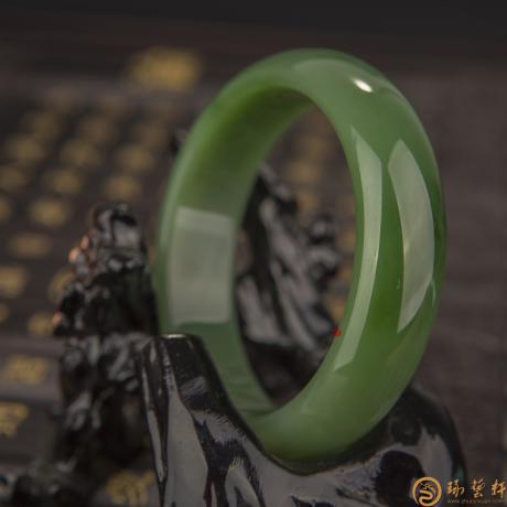 【琢艺轩】俄罗斯碧玉 手镯 67.6克