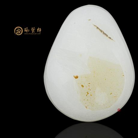 【琢艺轩】新疆和田黄皮羊脂白籽玉 原石 139.7克